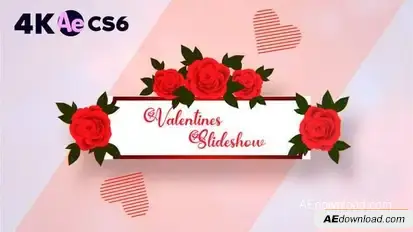 Valentine Slideshow Openers template preview