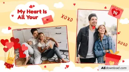 Valentine Slideshow Promo Product Promo template preview