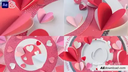 Valentines Day Celebration Logo Logo Stings template preview