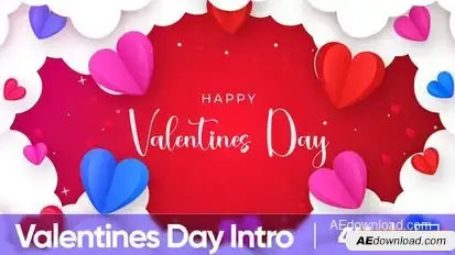 Valentines Day Intro Openers template preview