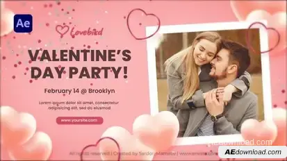 Valentines Day Intro Openers template preview