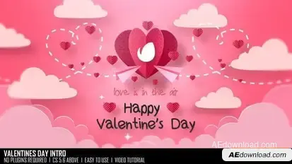 Valentines Day Intro Openers template preview
