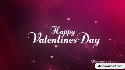 Valentines Day Intro Logo Stings template preview