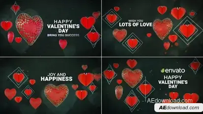 Valentines Day Opener // Valentine's Greetings Openers template preview