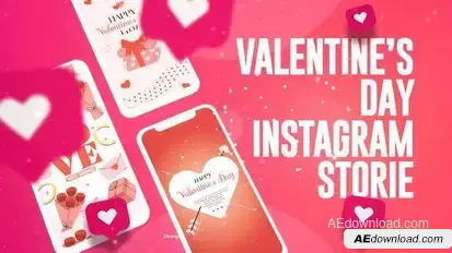 Valentines Day Storie Openers template preview