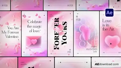 Valentines Day Stories Openers template preview