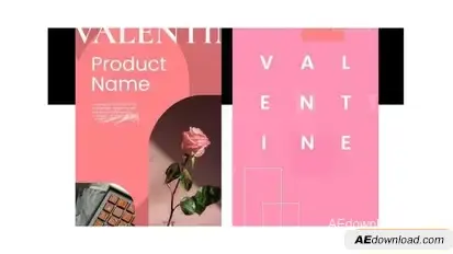 Valentines Day Stories minimal stories Openers template preview