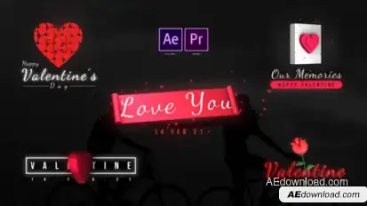 Valentines Day Titles Titles template preview