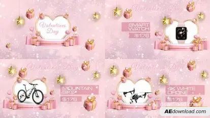 Valentines Sale Openers template preview