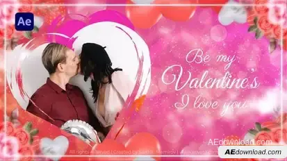 Valentines Slideshow || Love Story Slideshow Openers template preview