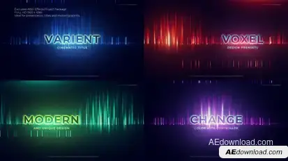 Varient Cinematic Titles Titles template preview