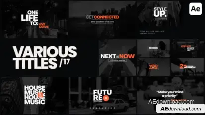 Various Titles 17 Titles template preview