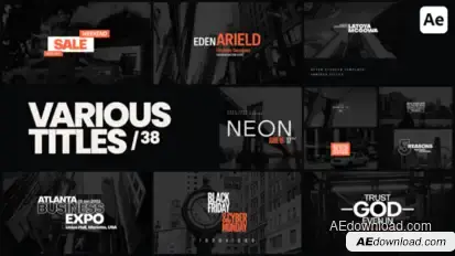 Various Titles 38 Titles template preview
