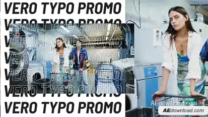 Vero - Typo Promo Openers template preview