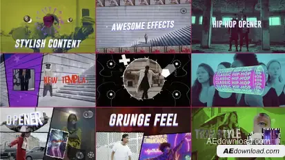 Versatile Grunge Opener Product Promo template preview