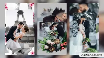 Slideshow - Vertical Slideshow Video Displays template preview