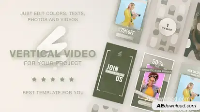 Vertical Beauty Spa Promo - Yoga Reels Video Displays template preview