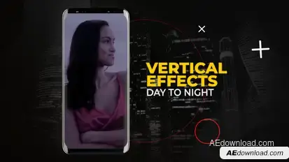 Vertical Day to Night Effects | After Effects Elements template preview