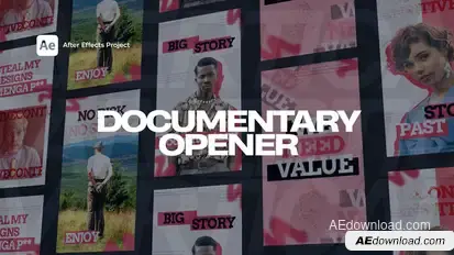 Vertical Documentary Openers Openers template preview