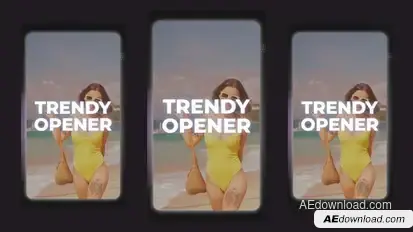 Vertical Dreamy Slideshow Opener Openers template preview