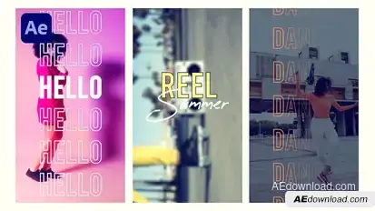 Vertical Dynamic Reels Product Promo template preview