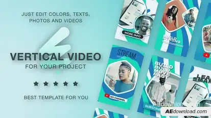 Vertical Educational Medical Instagram Reel Video Displays template preview