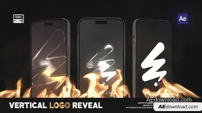 Vertical Epic Intro Logo Stings template preview