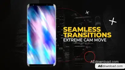 Vertical Extreme Cam Move Transitions | After Effects Elements template preview