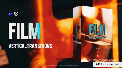 Vertical Film Transitions - TikTok, Reels, Shorts, Stories Elements template preview
