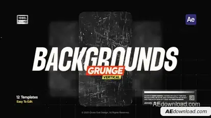 Vertical Grunge Backgrounds Elements template preview