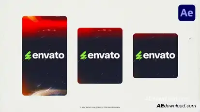 Vertical Grunge Film Logo Logo Stings template preview