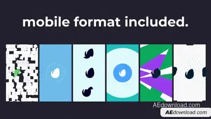 Vertical | Horizontal Logo Transition Pack Elements template preview