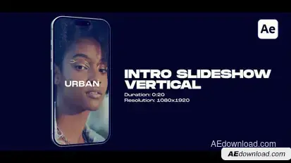 Vertical Intro Slideshow Openers template preview