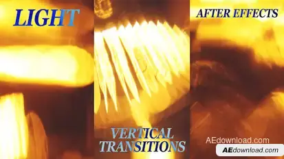 Vertical Light Transitions | Instagram Reels Stories TikTok Elements template preview