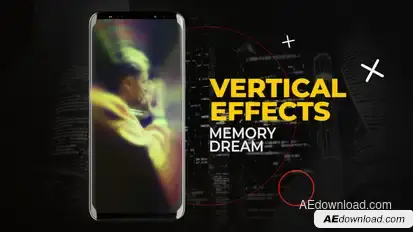 Vertical Memory Dream Effects | After Effects Elements template preview