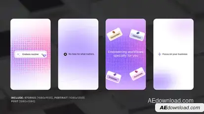 Vertical Motion Intro Openers template preview