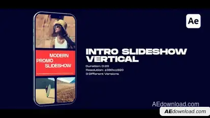 Vertical Multiscreen Slideshow Openers template preview