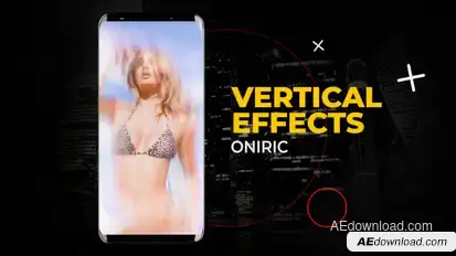 Vertical Oniric Effects | After Effects Elements template preview