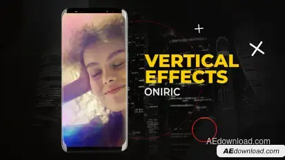Vertical Oniric Effects | After Effects Elements template preview