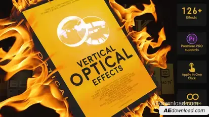 Vertical Optical Presets Pack Elements template preview