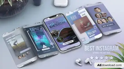 Vertical Photo Vedeo Slideshow Reel Product Promo template preview