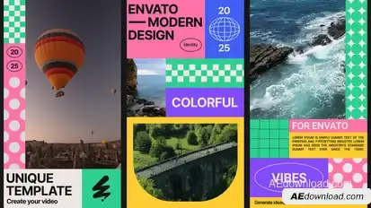 Vertical Posters Openers template preview