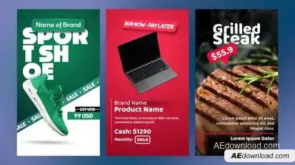 Vertical Product Promo Animations Product Promo template preview