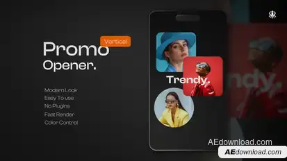 Vertical Promo Opener Openers template preview