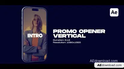 Vertical Promo Opener Openers template preview