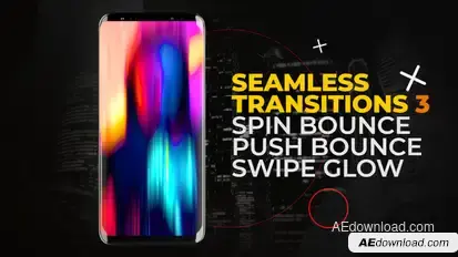 Vertical Seamless Transitions Vol.3 | After Effects Elements template preview