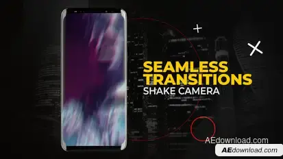 Vertical Shake Camera Transitions | After Effects Elements template preview