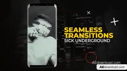 Vertical Sick Underground Transitions | After Effects Elements template preview