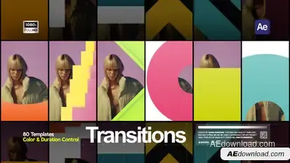 Vertical Simple Transitions Elements template preview