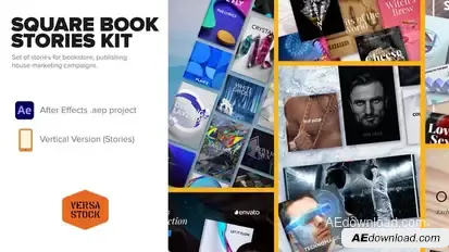 Vertical Square Book Marketing Stories Product Promo template preview